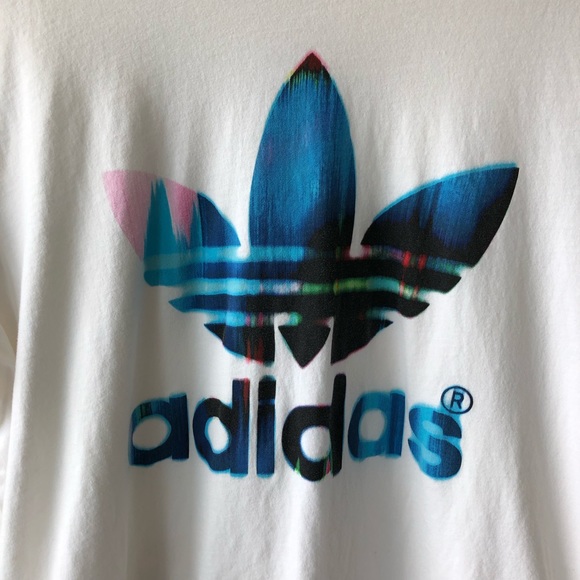Adidas Tie Dyed TreFoil Graphic Tee - Picture 3 of 4